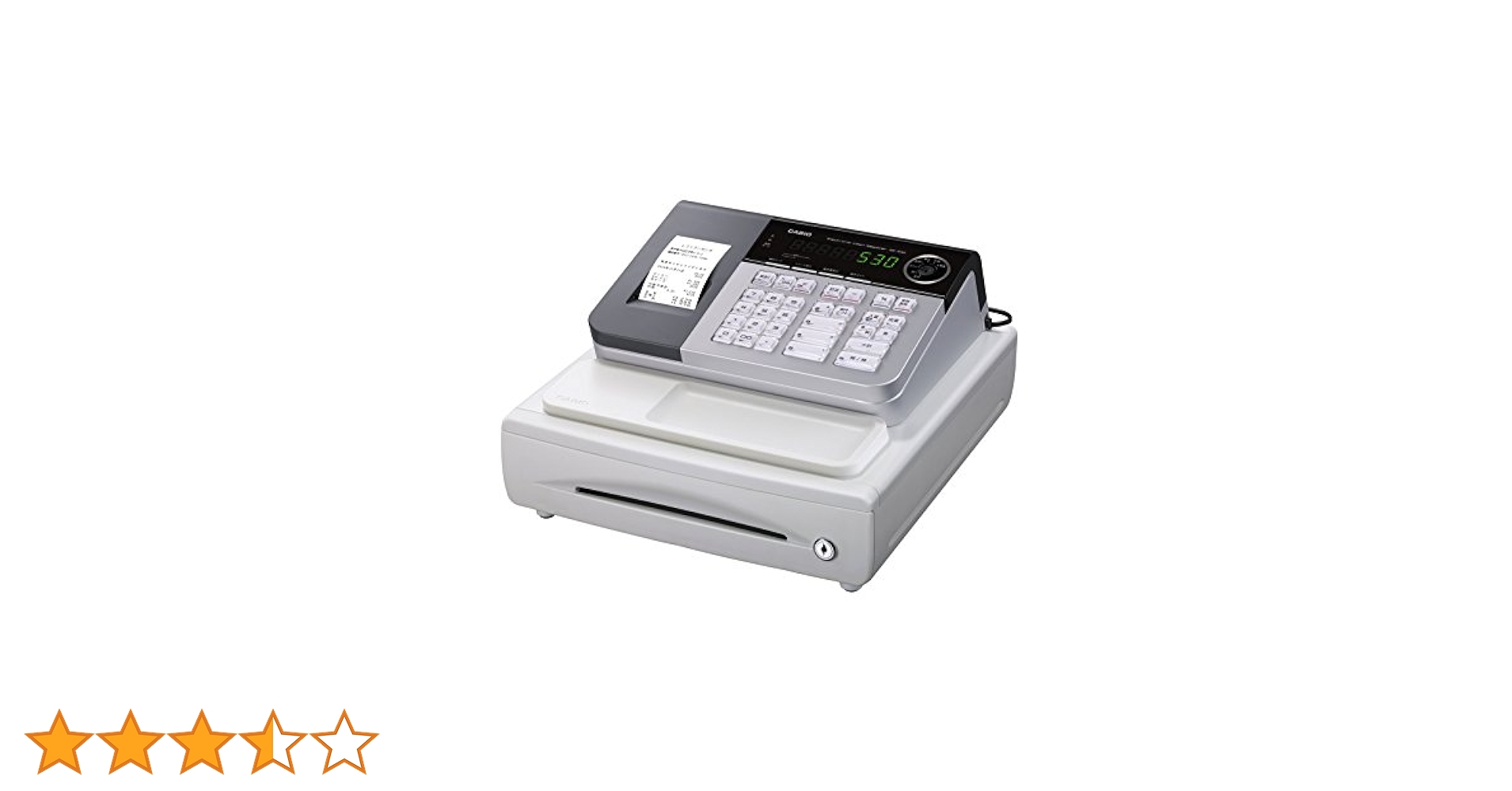 CASIO カシオ レジスター SE-S30 ホワイト ①カシオ レジスター 8部門 小型ドロア SE-S30-WE ホワイト